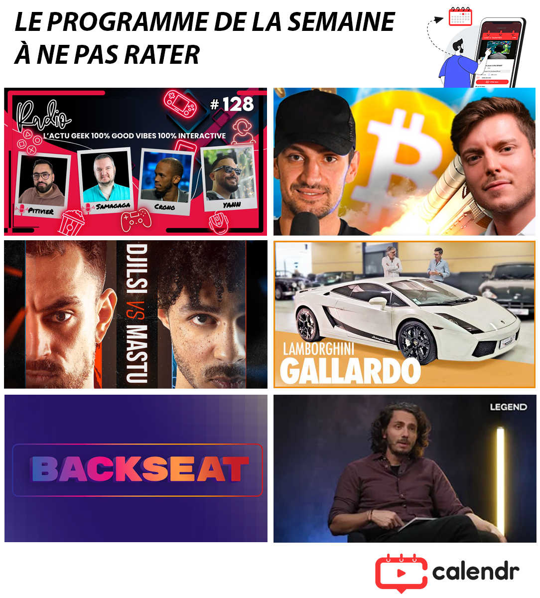 Ce qu’il ne faut pas rater cette semaine !